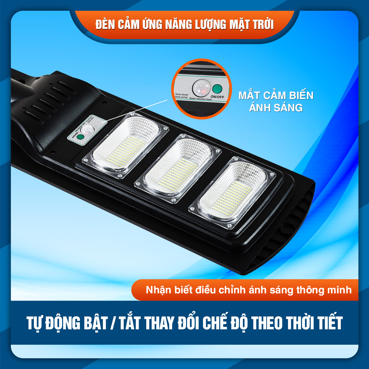 Đèn năng lượng mặt trời 6 - Pin công nghệ chống trai 28.000mAh(10 - 20h), Quạt 22V Tubo siêu khỏe